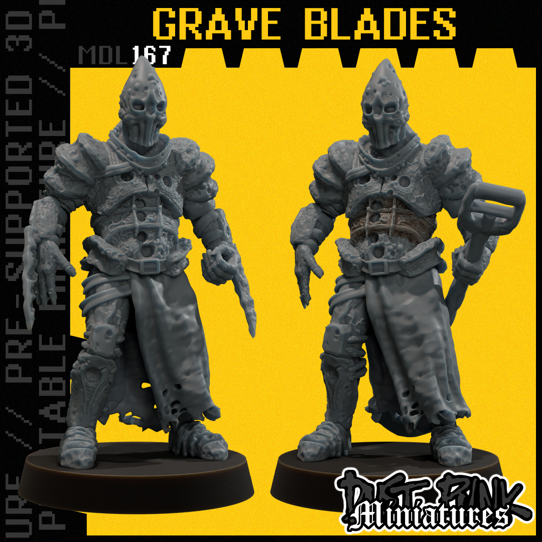 MDL167 GRAVE BLADES [PRE-SUPPORTED]